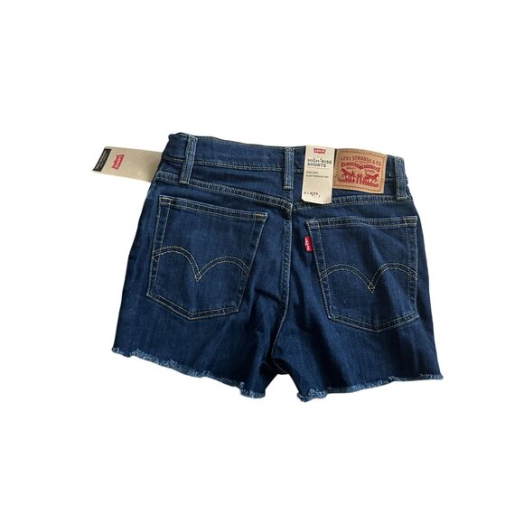 LEVIS High Rise Denim Shorts Size 25 NEW with tags - Picture 4 of 6
